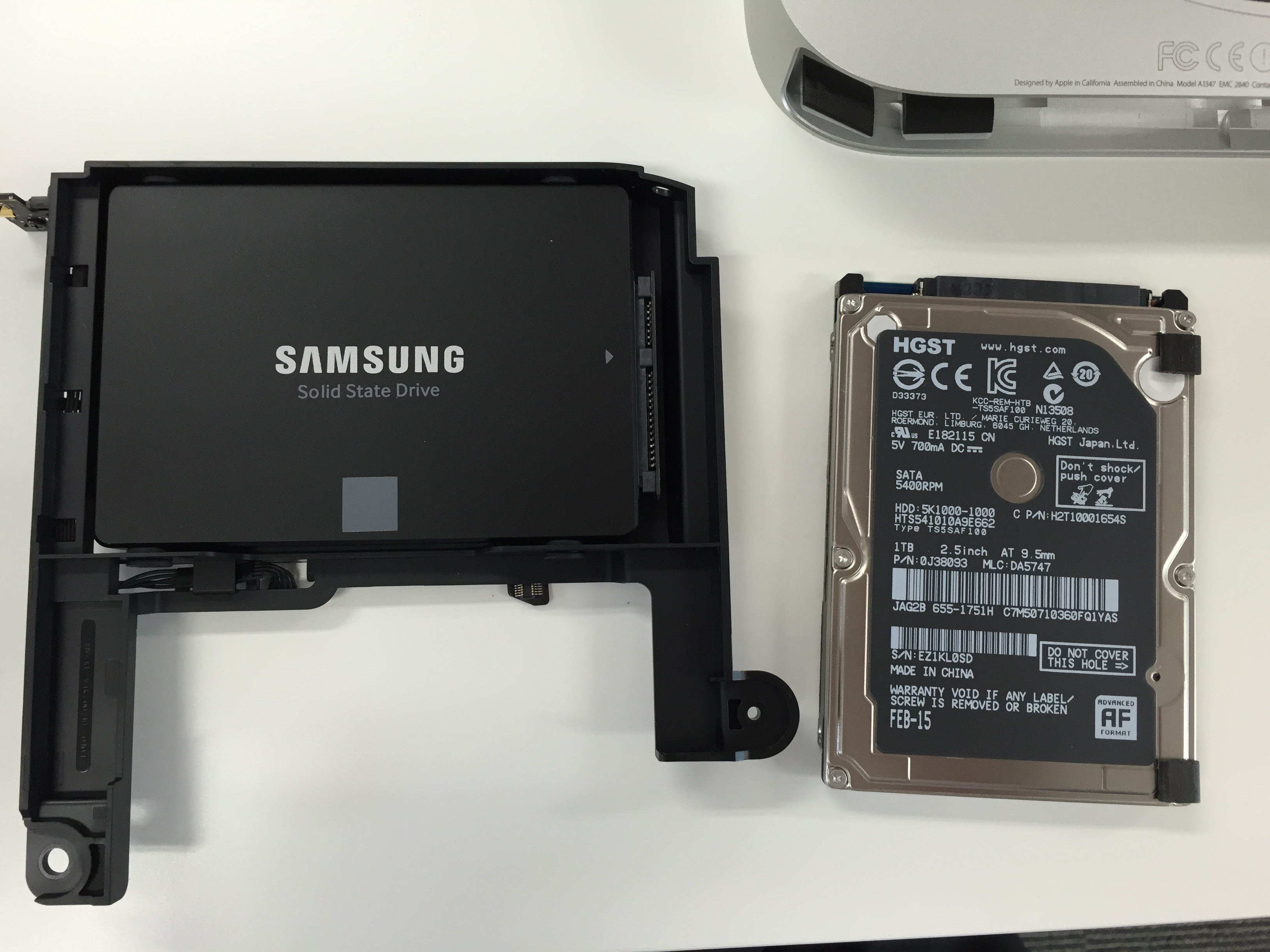 Mac mini (Late 2014) HDDからSSDへ換装(新宿区) | パソコン修理