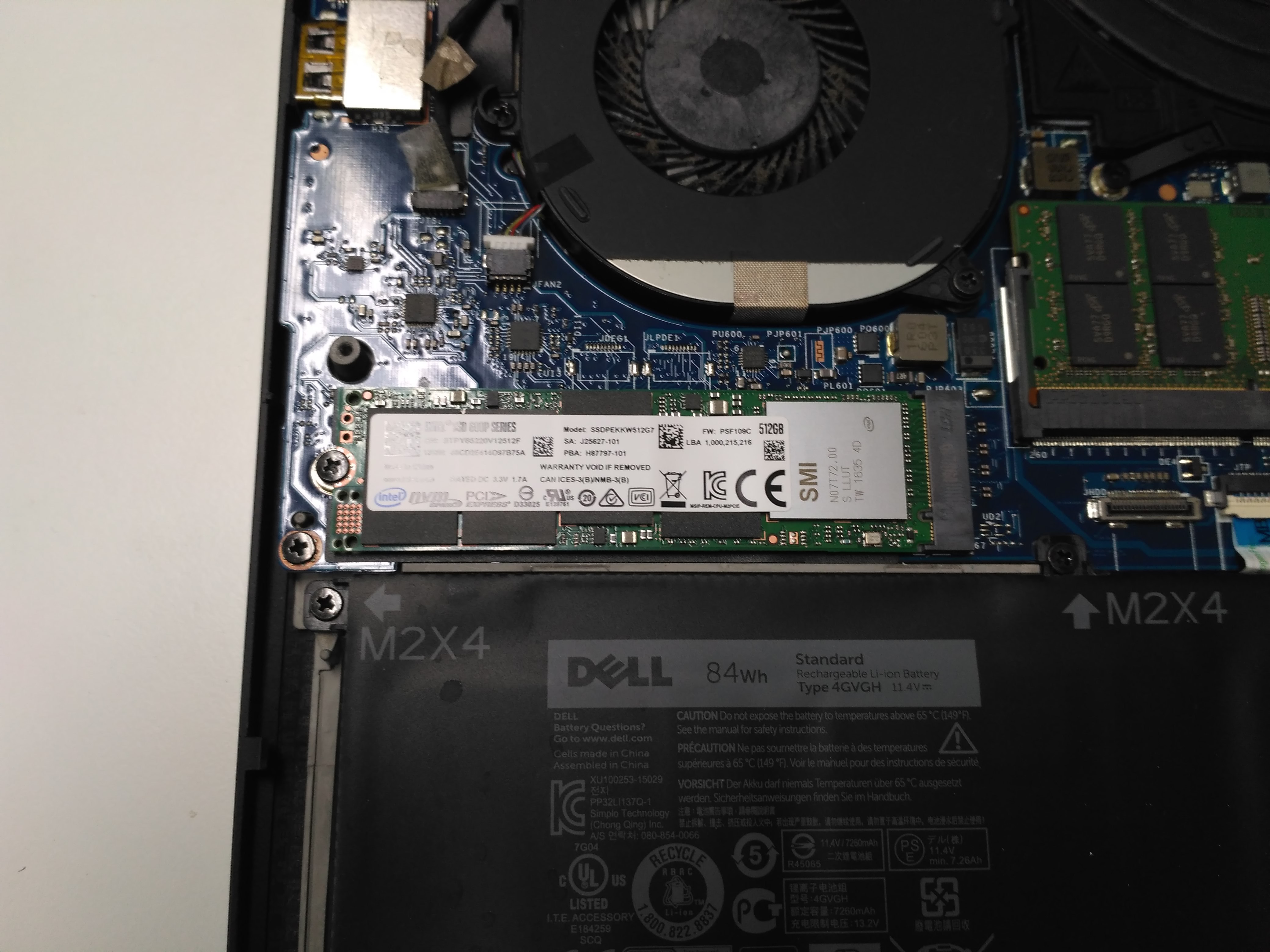 DELL XPS15 9500 SSD交換修理 | パソコン修理・データ復旧 PC Fixs