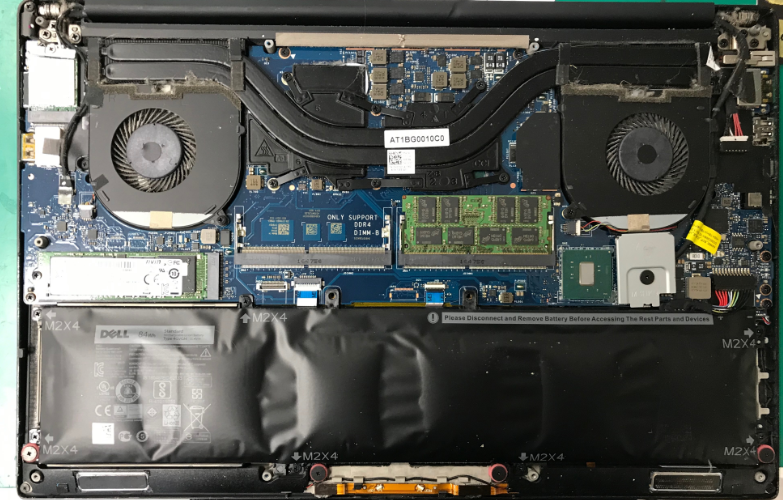 Dell Xps 15 9550 内蔵バッテリー交換 タッチパッド修理作業 パソコン修理 データ復旧 Pc Fixs