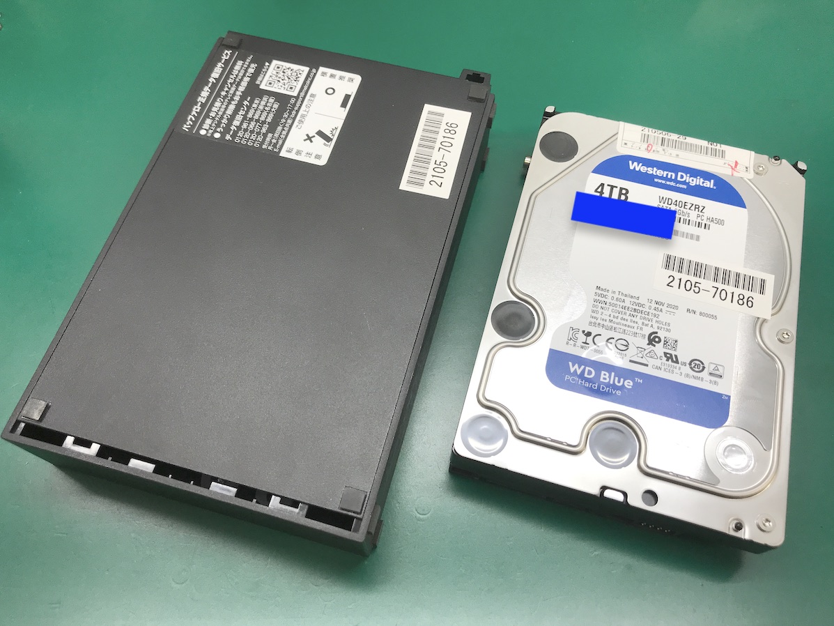 Buffalo Hd Le4u3 Ba 中度物理障害データ復旧 パソコン修理 データ復旧 Pc Fixs