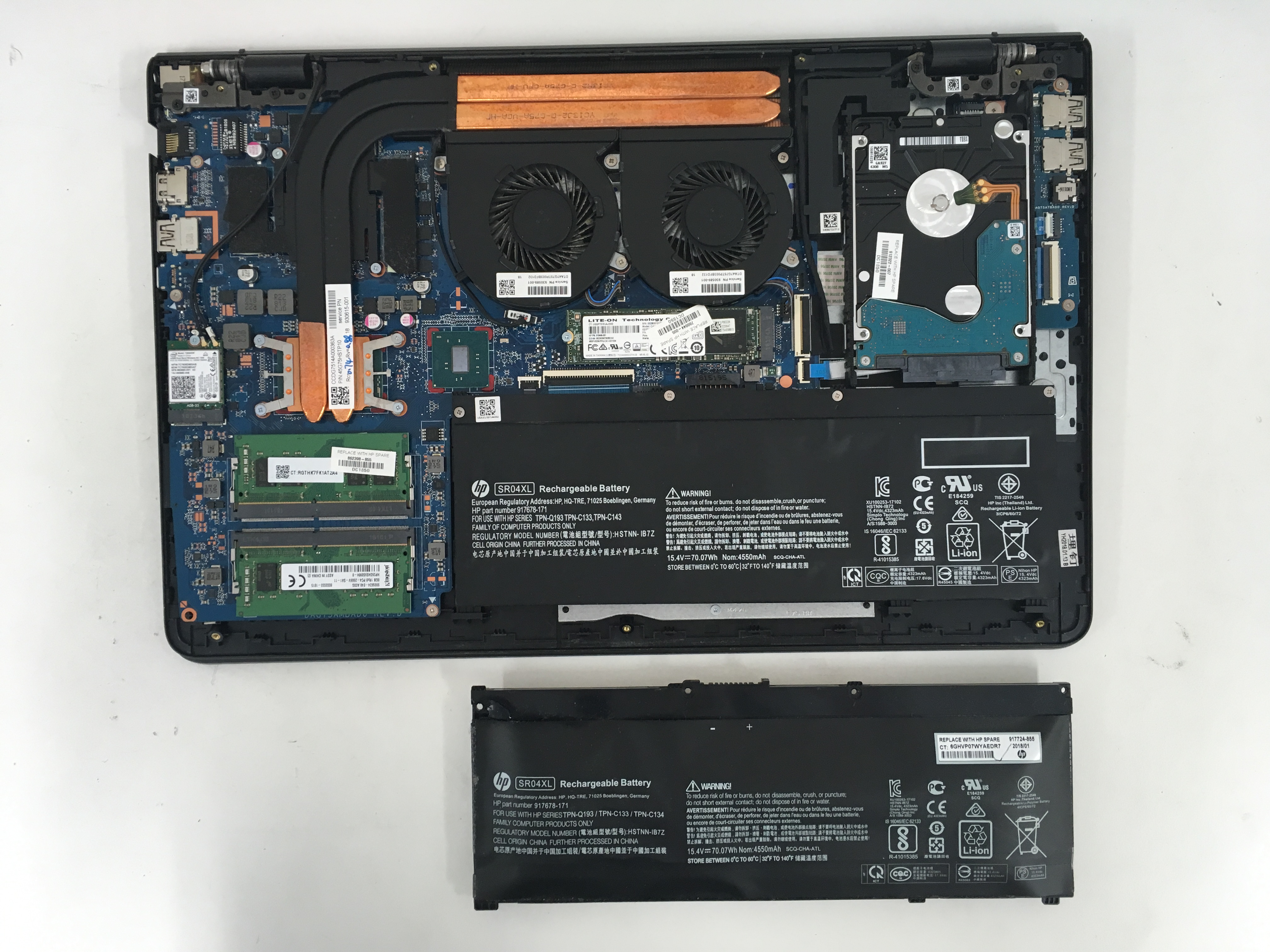 HP Pavilion Power 15-cb071TX バッテリー交換 | パソコン修理・データ ...