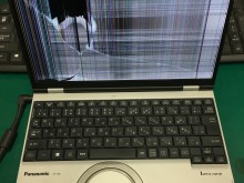 Panasonic Let’s note CF-SR3GK6AS 画面割れ修理